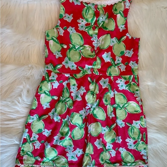 JANIE & JACK South Beach Beauty- Lime Citrus Dress - size 6 - Picture 5 of 7